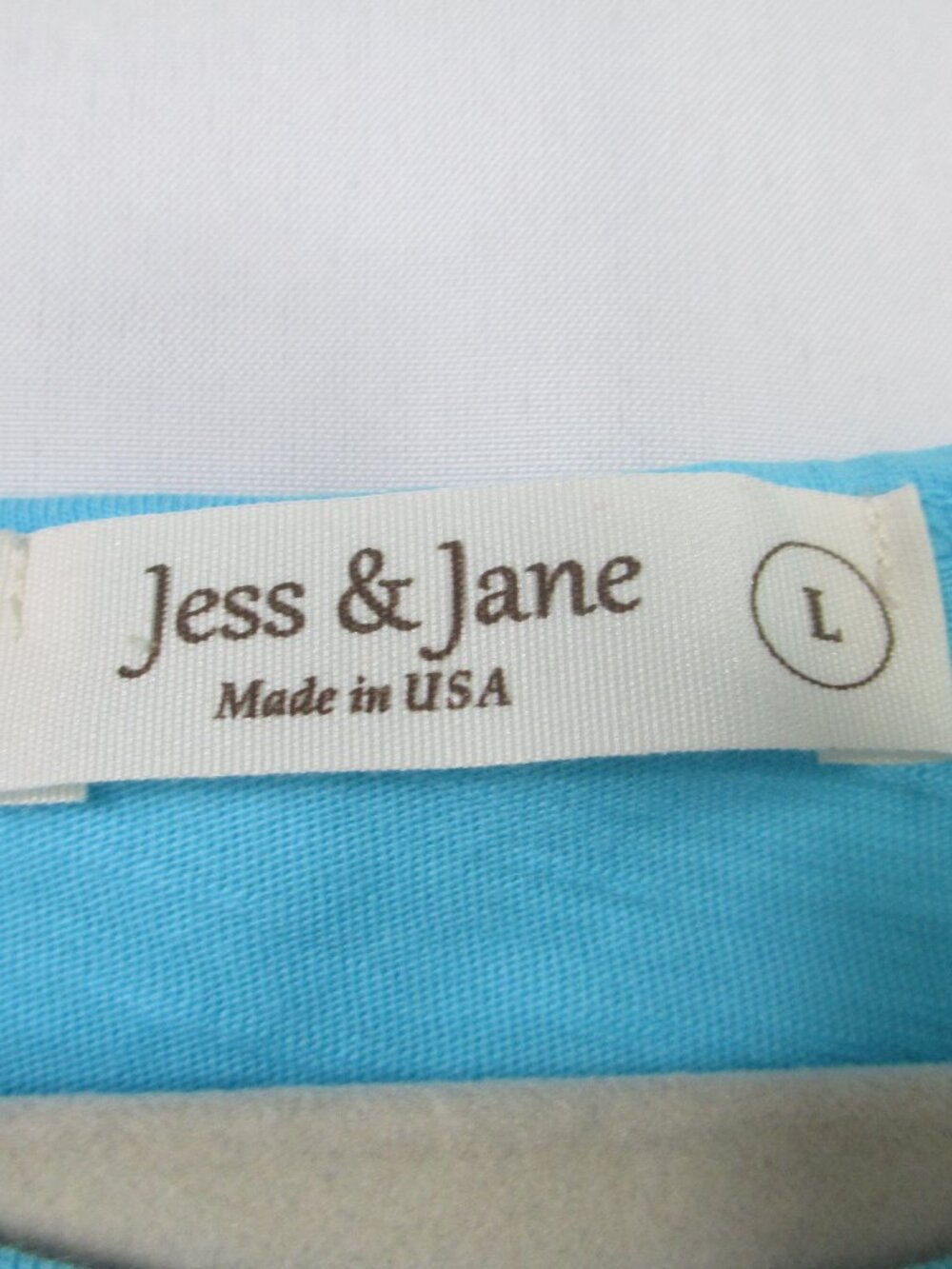 Jess & Jane Top Womens Blue Floral Dragonfly Mineral Wash Cotton Tunic Artsy L - Picture 3 of 7